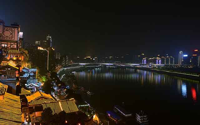 重庆夜景去哪看：南滨路夜景